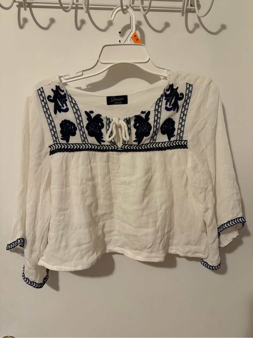 Cropped boho shirt